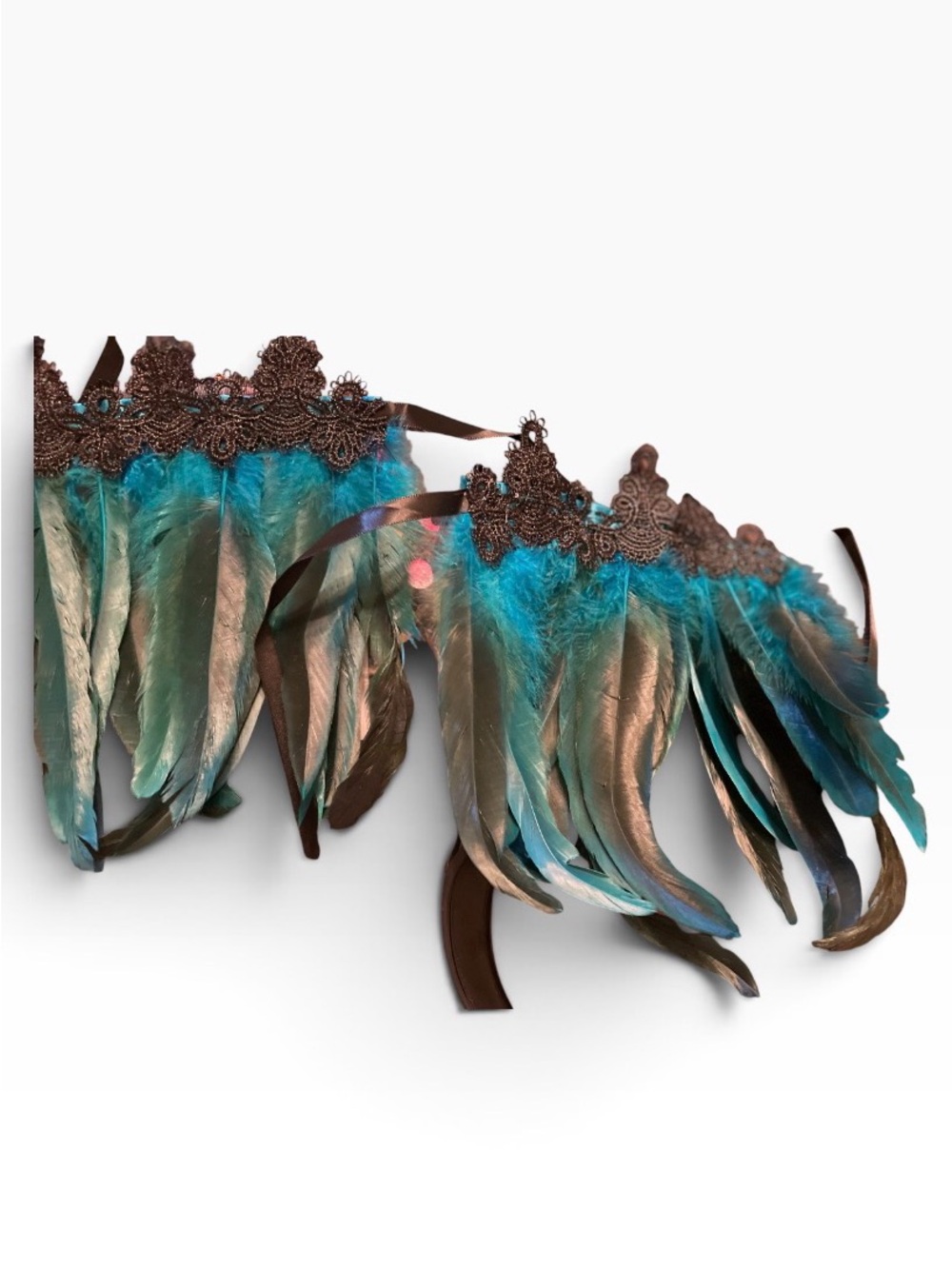Women’s Costume Feather Wrist Cuffs